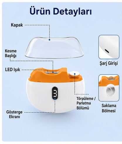 Neyliva Otomatik Şarjlı Tırnak Makası