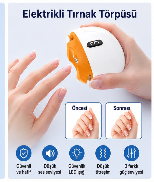 Neyliva Otomatik Şarjlı Tırnak Makası